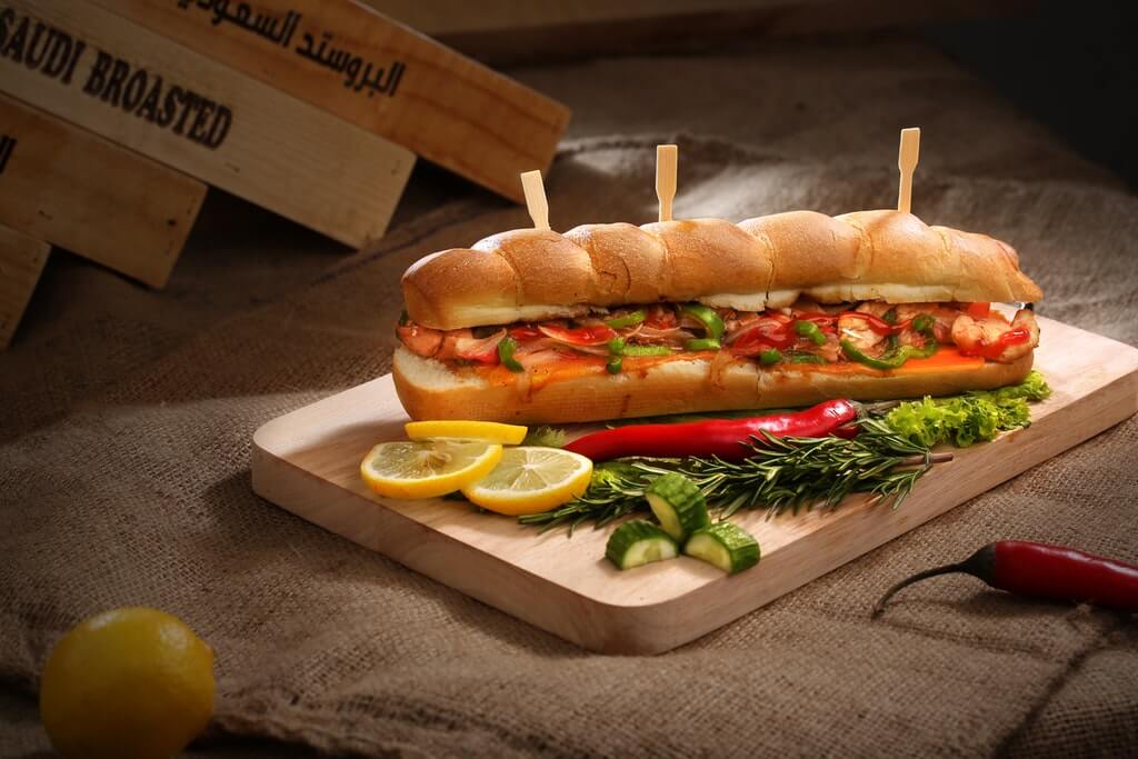 Sandwich Gastronomique Homard Poivron